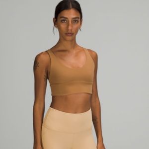 Lululemon Align Reversible Bra, A/B Cup in Bold Beige/Pecan Tan, Size 4